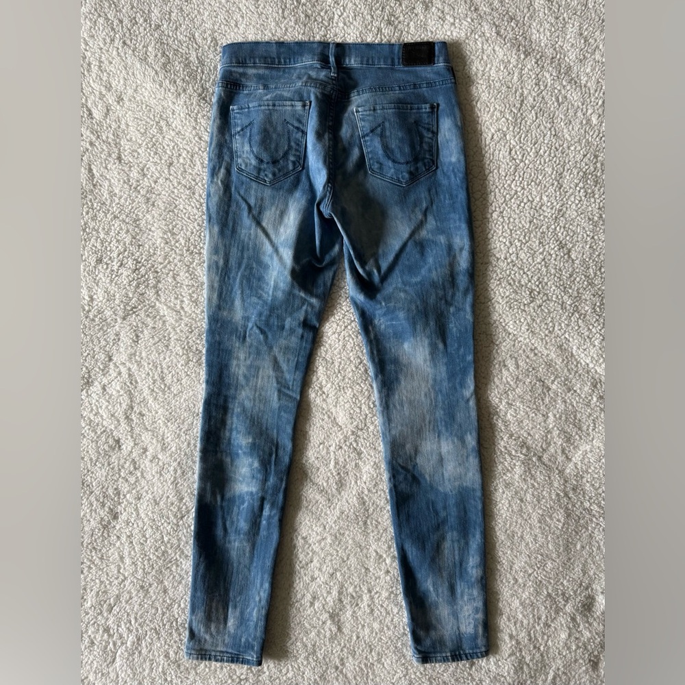 True Religion Halle Jeans size 28/30 blue super skinny